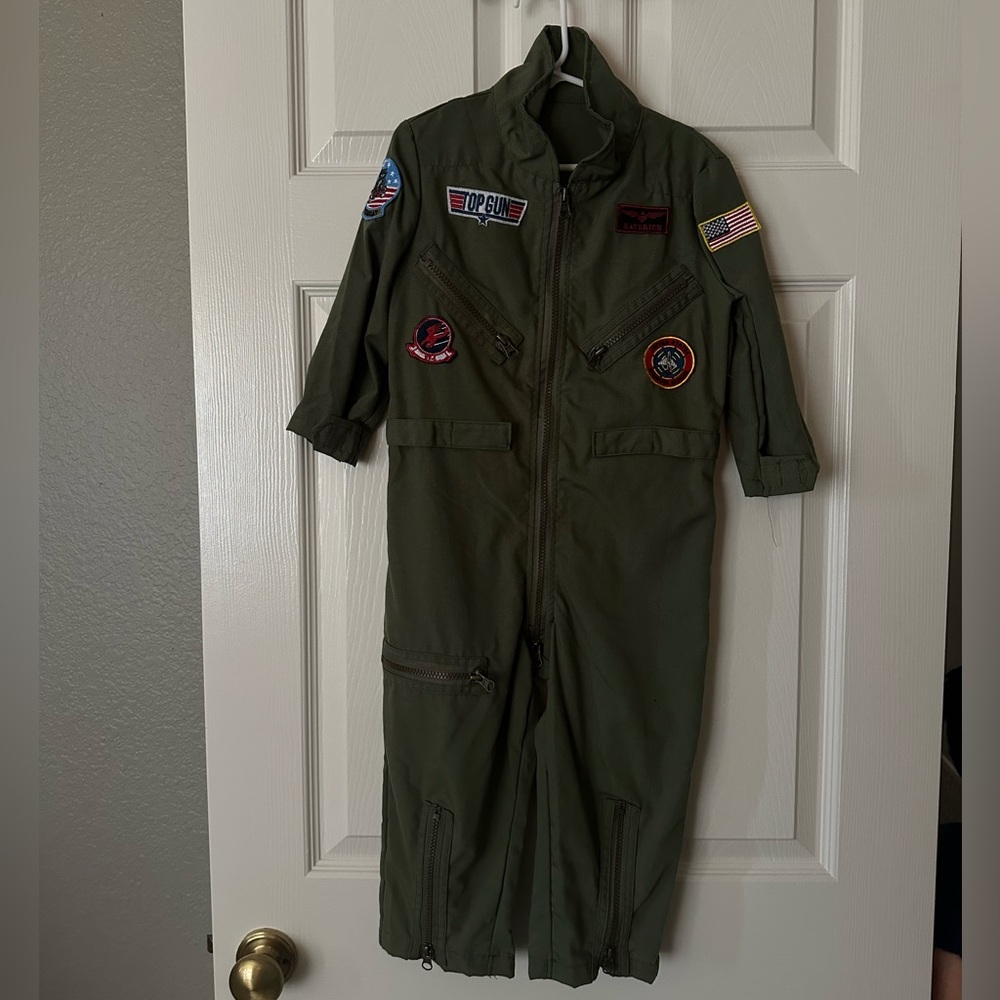 Kids flight jumpsuit costume